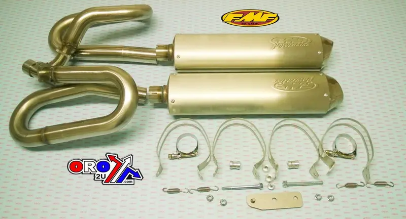 End Of Line Dual Exhaust System 08-10 Yamaha Rhino 700 - Fmf 044281 1