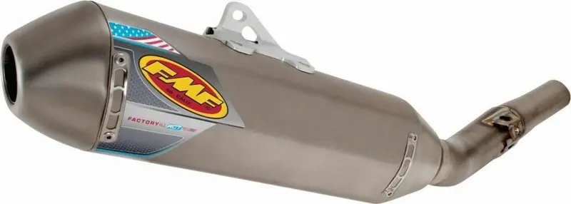 End Of Line Factory 4.1 Ti Natural Exhaust Silencer 11-12 Suzuki Rm-Z 250 - Fmf 043293 1