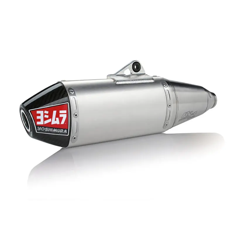 Gas Gas Ex 350 F - (2021-2021) Yoshimura Rs-4 Slip-On Kit  - Aluminium Silencer - Carbon Cap 1