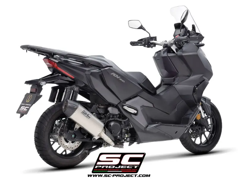 Honda Adv350 - 2022 - 2024 – Sc-Project X-Plorer Ii Gt Titanium Exhaust 1