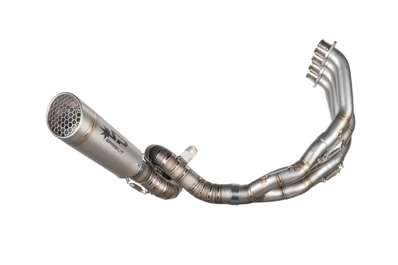 Honda Cb 650 R /Cbr 650 R - 2021 - 2025 - Full System: Stainless Steel Manifold With Grid-O Silencer 1