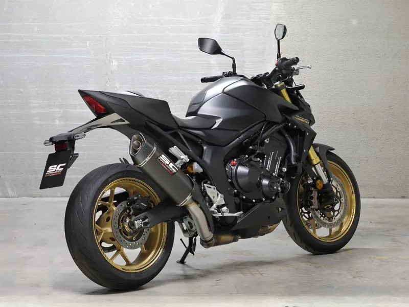 Honda Cb1000 Hornet Sp - 2025 – Sc-Project Sc1-R Gt Carbon Fibre Exhaust 1