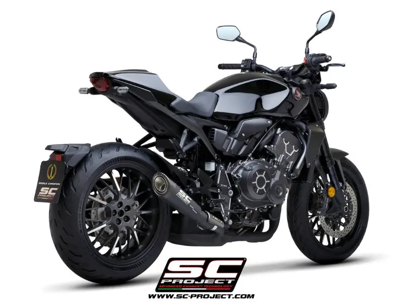 Honda Cb1000r - 2021 - 2025 – Sc-Project S1 Titanium Exhaust, Matt Black 1