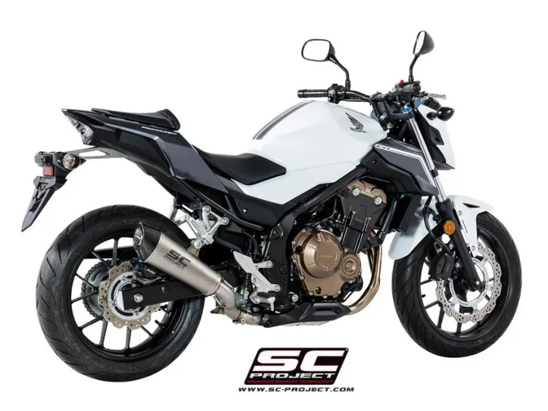 Honda Cb500 - 2017 - 2018 – Sc-Project Conic Titanium Exhaust 1