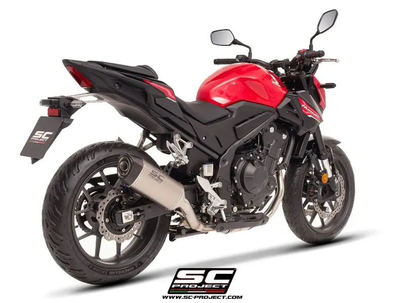 Honda Cb500 Hornet - 2024 - 2025 – Sc-Project Sc1-S Titanium Exhaust 1