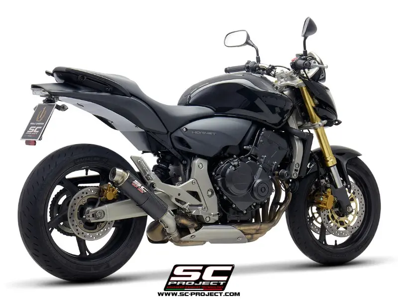 Honda Cb600f Hornet - 2007 - 2016 – Sc-Project Gp-M2 Carbon Fibre Exhaust 1