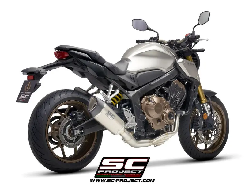 Honda Cb650r - 2019 - 2020 – Sc-Project 4-1 Stainless Steel Full Exhaust System, With Sc1-R Titanium Exhaust 1
