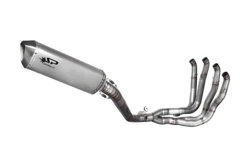 Honda Cbr 1000 Rr - 2017 - 2019 - Racing Full System: Stainless Steel Headers With Force Silencer 350 Mm 1