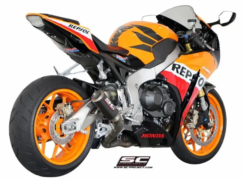 Honda Cbr1000rr - 2008 - 2013 – Sc-Project Cr-T Carbon Fibre Exhaust 1