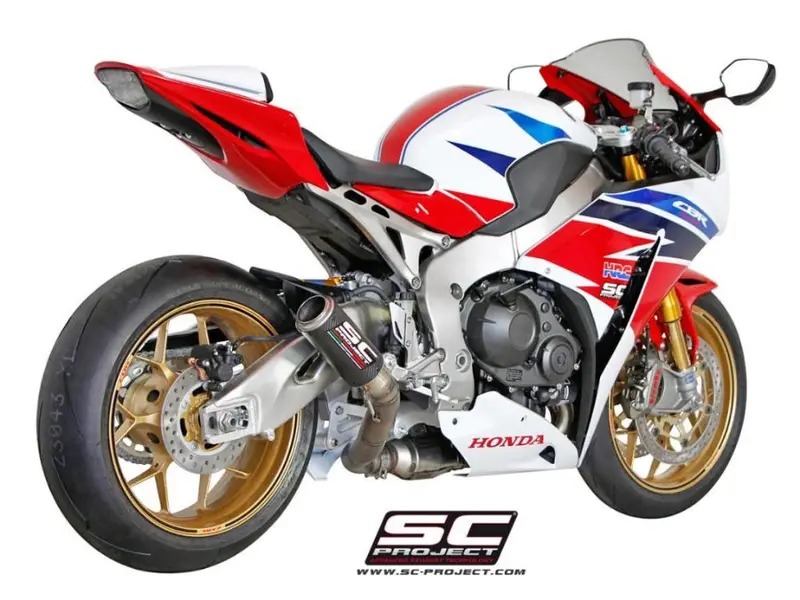 Honda Cbr1000rr - 2014 - 2016 – Sc-Project Cr-T Carbon Fibre Exhaust 1