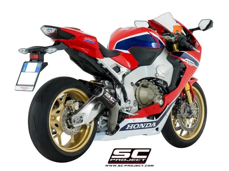 Honda Cbr1000rr - 2017 - 2019 – Sc-Project Cr-T Carbon Fibre Exhaust, High Mount 1