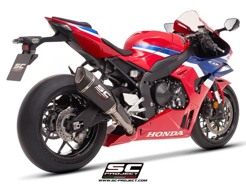 Honda Cbr1000rr-R-Sp - 2024 - 2025 – Sc-Project Sc1-R (250Mm) Carbon Fibre Exhaust, With Titanium Exhaust Valve 1
