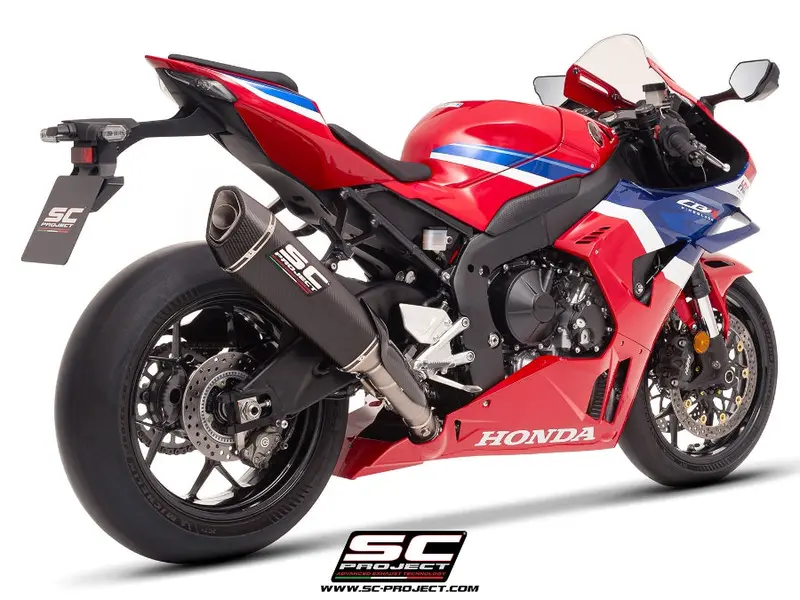 Honda Cbr1000rr-R-Sp - 2024 - 2025 – Sc-Project Sc1-R (350Mm) Carbon Fibre Exhaust, With Titanium Exhaust Valve 1