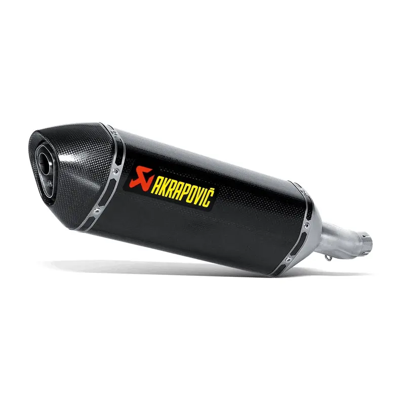 Honda Cbr300r - (2014-2021) Akrapovic Carbon Silencer Slip-On Kit  - Hexagonal - Race Removable Baffle 1