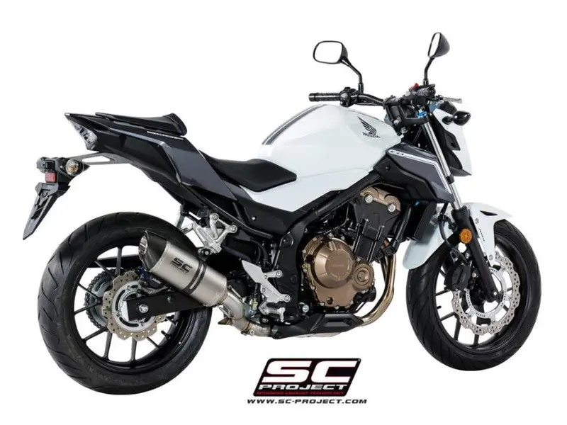 Honda Cbr500r - 2017 - 2018 – Sc-Project Oval Titanium Exhaust 1