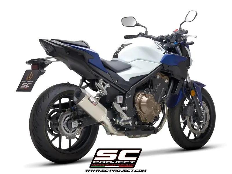 Honda Cbr500r - 2019 - 2020 – Sc-Project Sc1-M Titanium Exhaust 1