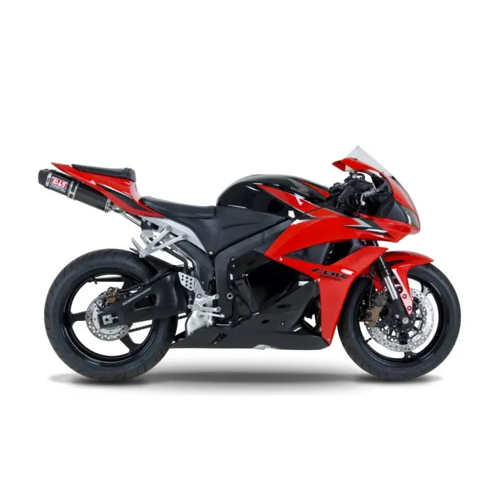 Honda Cbr600rr - (2009-2012) Yoshimura Carbon Rs-5 Stainless Full System - Stainless Headers - Race Series - Removable Baffle 1