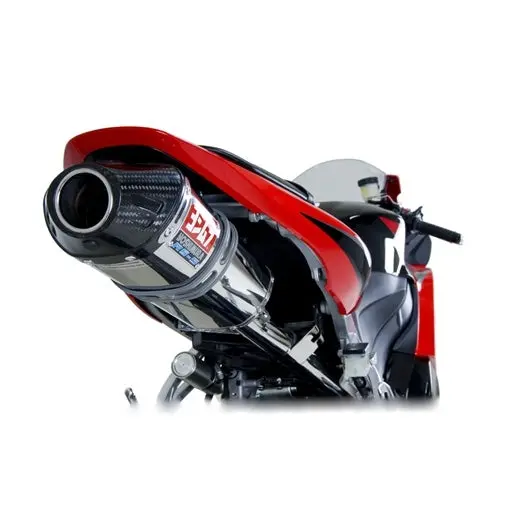 Honda Cbr600rr - (2009-2012) Yoshimura Stainless Rs-5 (Carbon Coned End Cap) Slip-On - Race Series - Removable Baffle 1