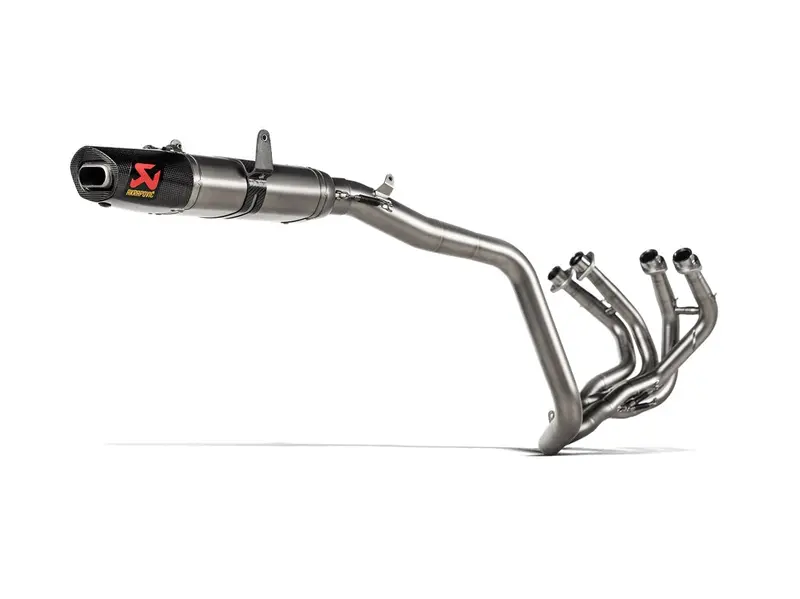 Honda Cbr600rr - (2024-2026) Akrapovic Titanium 4-1 Full Race System - Race Removable Baffle 1