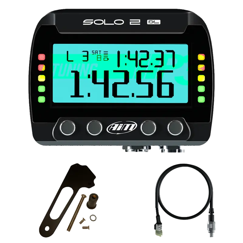 Honda Cbr600rr  Cbr1000rr Aim Solo 2 Dl Plug & Play Lap Timer Kit 1
