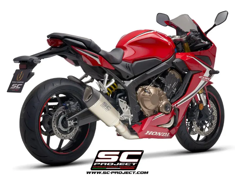 Honda Cbr650r - 2019 - 2020 – Sc-Project 4-1 Stainless Steel Full Exhaust System, With Sc1-R Titanium Exhaust 1