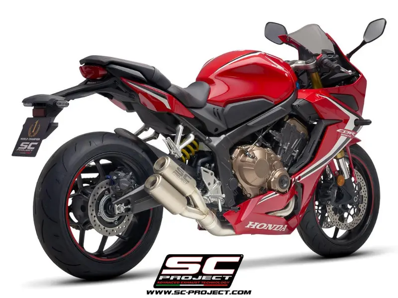 Honda Cbr650r - 2019 - 2020 – Sc-Project 4-1 Stainless Steel Full Exhaust System, With Twin Cr-T Titanium Exhaust 1