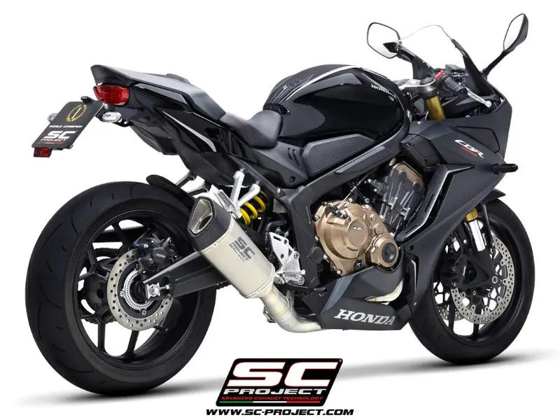 Honda Cbr650r - 2021 - 2023 – Sc-Project 4-1 Stainless Steel Full Exhaust System, With Sc1-R Titanium Exhaust 1
