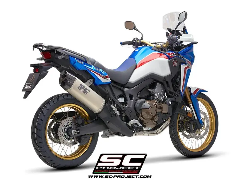 Honda Crf1000l Africa Twin - 2016 - 2019 – Sc-Project Adventure Titanium Exhaust 1