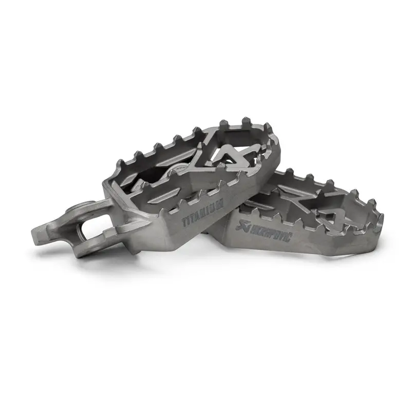 Honda Crf1000l Africa Twin - (2016-2020) Akrapovic Titanium Adventure Footpeg Set 1