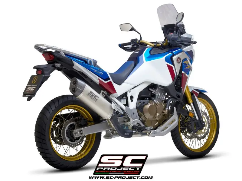 Honda Crf1100l Africa Twin - 2020 - 2023 – Sc-Project Adventure Titanium Exhaust 1