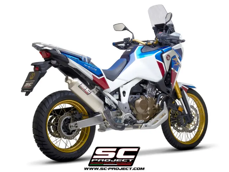 Honda Crf1100l Africa Twin - 2020 - 2023 – Sc-Project Rally Raid Titanium Exhaust 1
