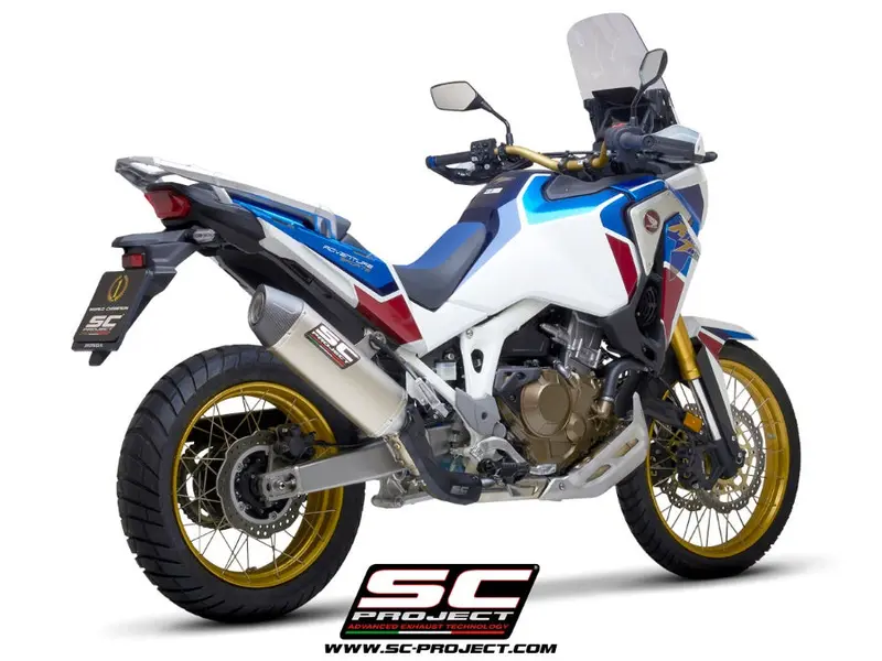 Honda Crf1100l Africa Twin - 2020 - 2023 – Sc-Project X-Plorer Ii Titanium Exhaust 1
