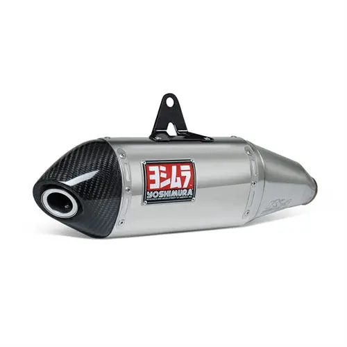 Honda Crf250l - (2017-2020) Yoshimura Stainless Rs-4 Slip-On Carbon End Cap - Race Series 1
