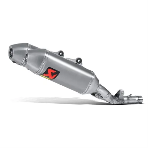 Honda Crf250r / Rx - (2016-2017) Akrapovic Slip On Pair - Titanium End Caps 1