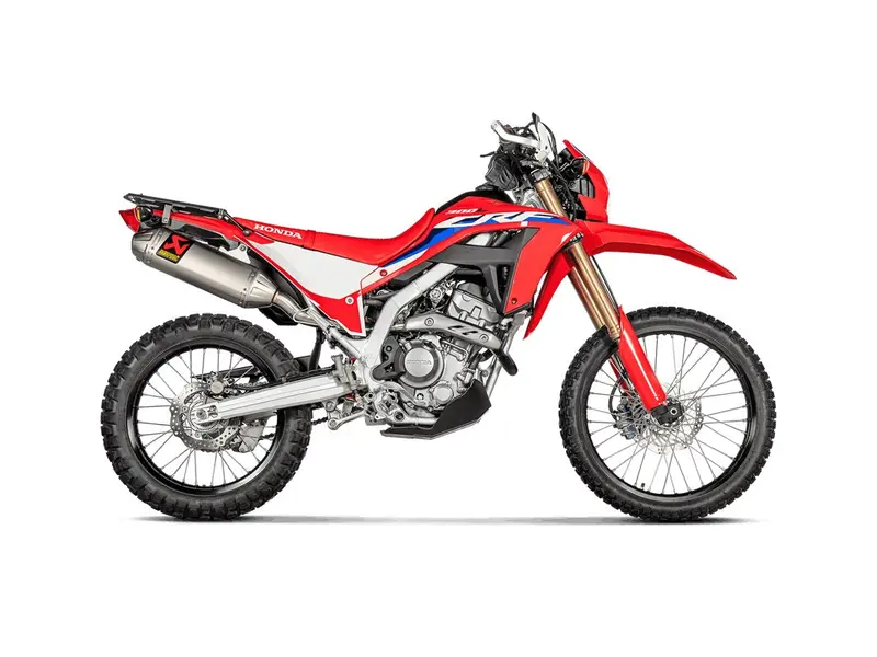 Honda Crf300 Rally - (2021-2024) Akrapovic Titanium Silencer Slip On Kit - Race (Removable Baffle) 2