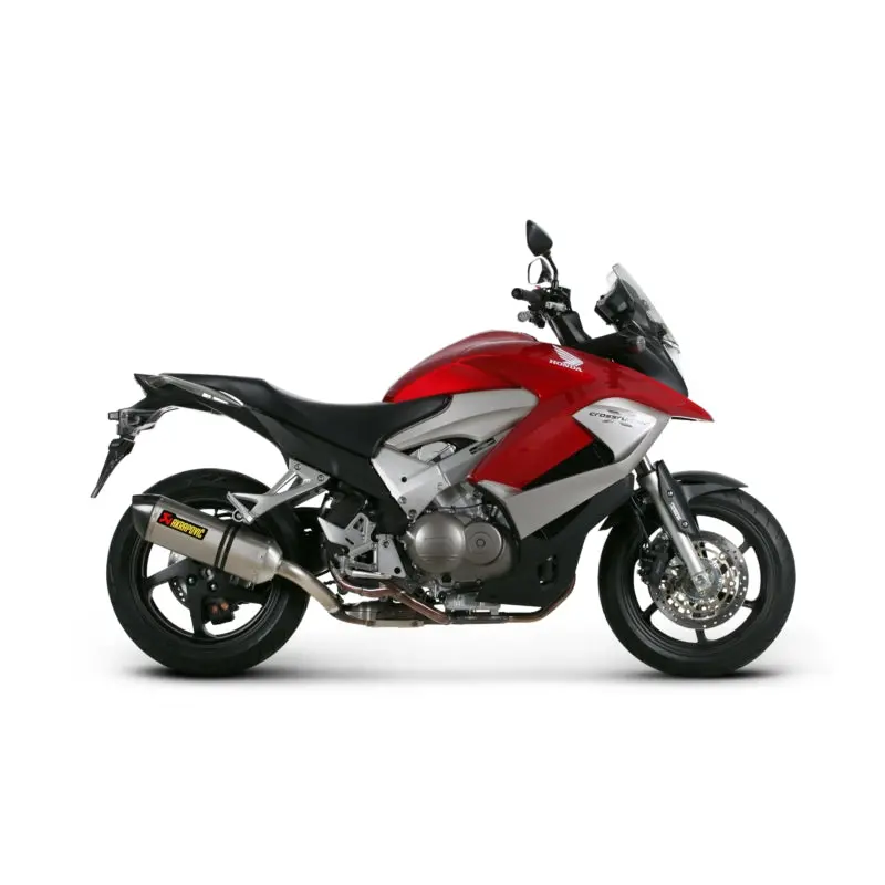 Honda Crossrunner 800 - (2011-2014) Akrapovic Titanium Silencer Slip-On Kit - Hexagonal - Road Legal Removable Baffle 2