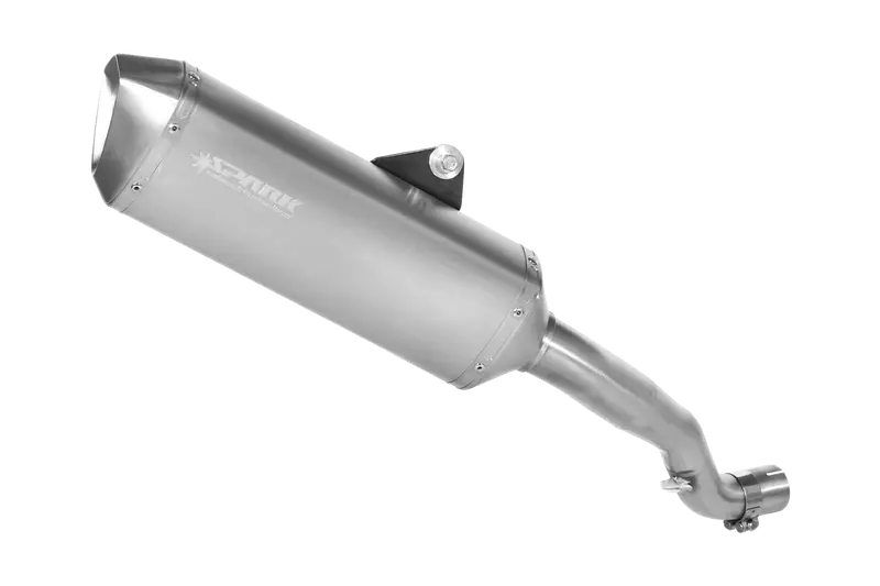 Honda Crosstourer 1200 2012 - 2020 - Force Silencer With Stainless Steel Pipe For Lateral Mounting 1