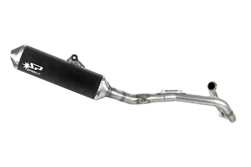 Honda Honda Crf 250 - 2011 - 2013 - Full System Off Road: Stainless Steel Collector With Lateral Silencer 1