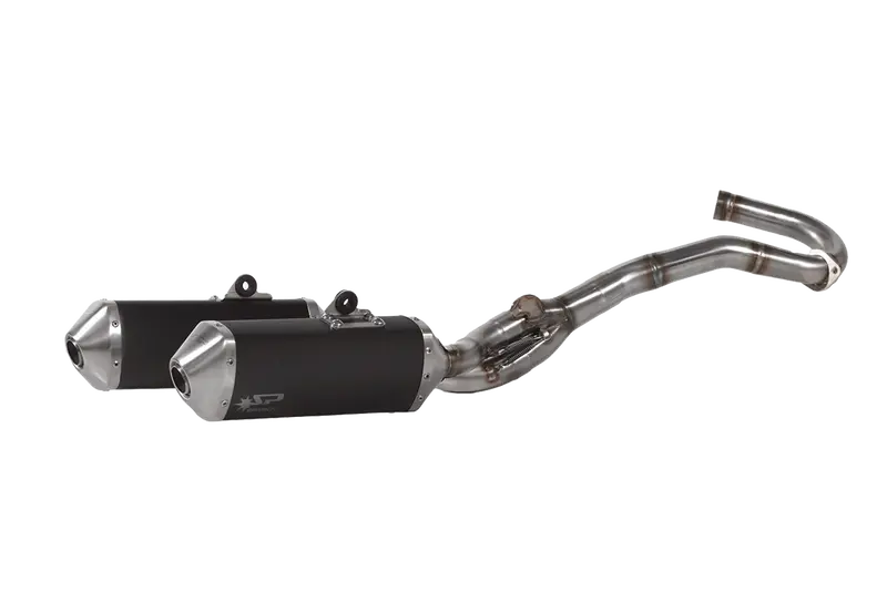 Honda Honda Crf 450 - 2015 - 2016- Full System Off Road: Stainless Steel Header With 2 Silencers Under Seat 1