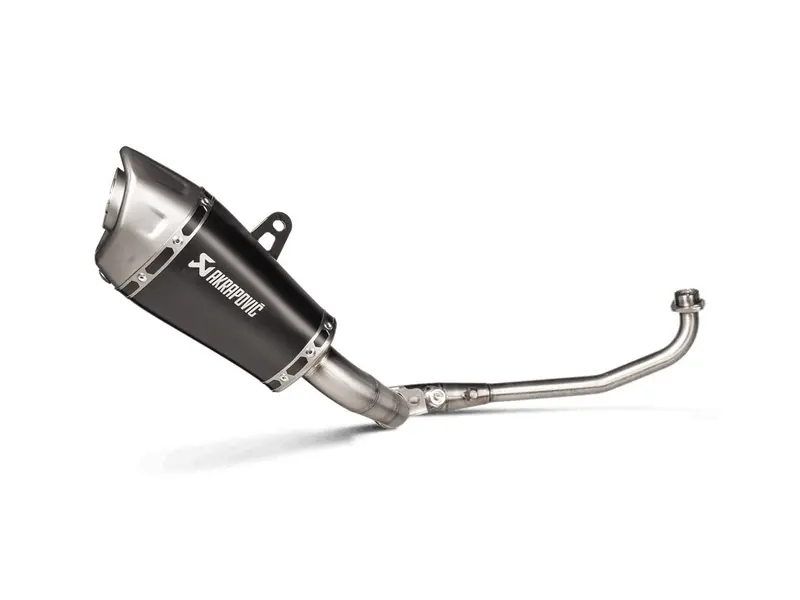 Honda Msx 125 Grom - (2021-2025) Akrapovic Full System (Titanium Silencer & Stainless Header) - Race (Removable Baffle) 1