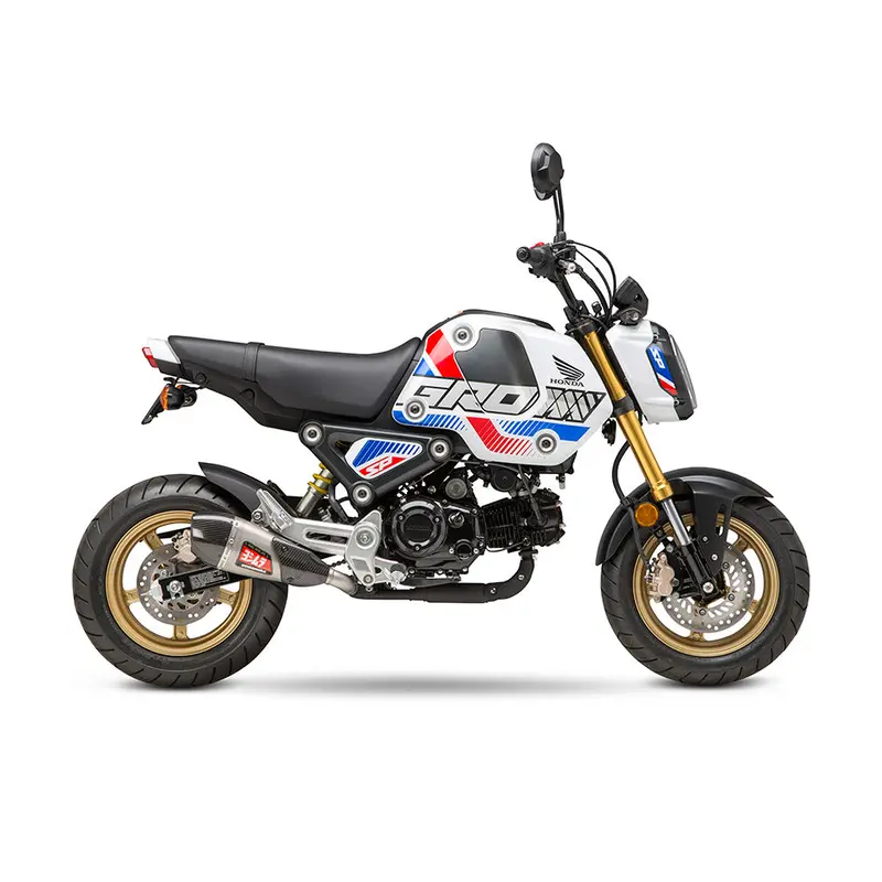 Honda Msx 125 Grom - (2021-2026) Yoshimura Stainless Works Edition Rs-9T Slip-On With Matt Carbon Fibre End Cap And Heatshield 1