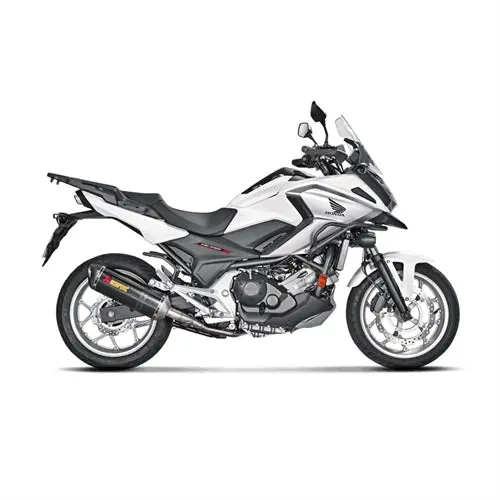 Honda Nc750s - (2013-2020) Akrapovic Carbon Silencer Slip-On Kit - Hexagonal - Road Legal 2