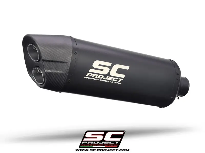 Honda Nt1100 - 2022 - 2024 – Sc-Project Adventure Titanium Exhaust, Matt Black 1