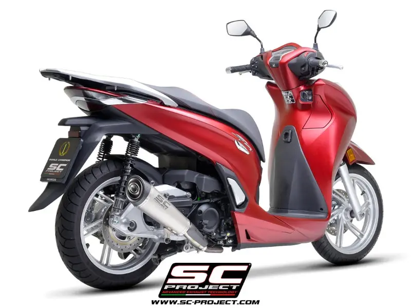 Honda Sh350i - 2021 - 2024 – Sc-Project S2 Titanium Exhaust 1