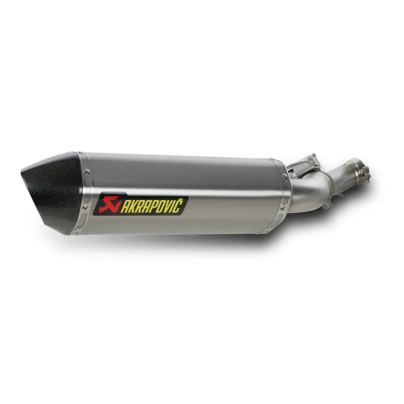 Honda Vfr1200 - (2010-2022) Akrapovic Titanium Silencer Slip-On Kit - (Standard Level Retains Use Of Pannier System) - Road Legal Removable Baffle 1