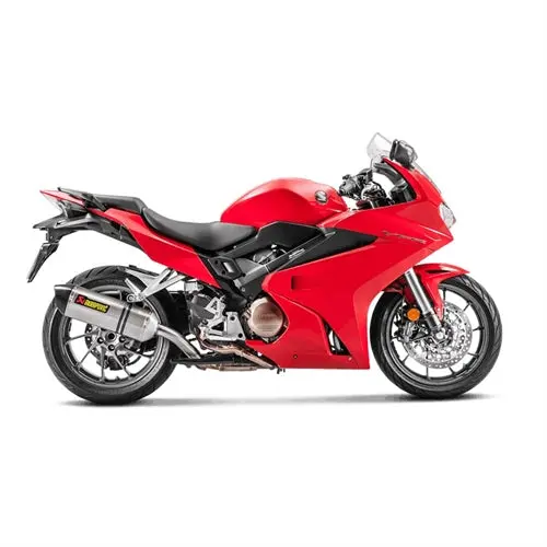 Honda Vfr800 Vtec - (2017-2022) Akrapovic Titanium Silencer Slip-On Kit - Hexagonal - Road Legal 2