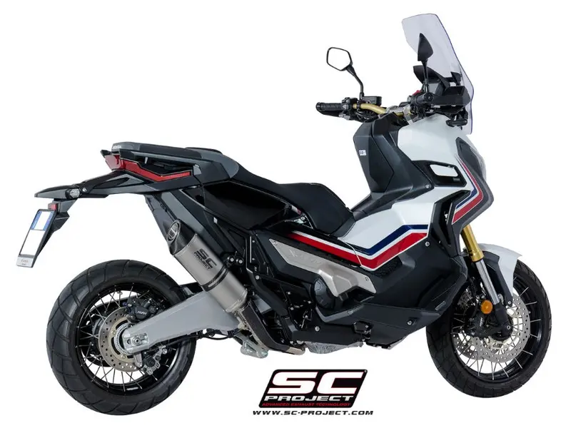 Honda X-Adv 750 - 2017 - 2020 – Sc-Project Oval Titanium Exhaust 1
