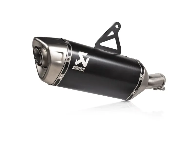 Honda Xl750 Transalp - (2023-2026) Akrapovic Titanium Silencer Slip-On Kit - Black Hexagonal - Road Legal 1