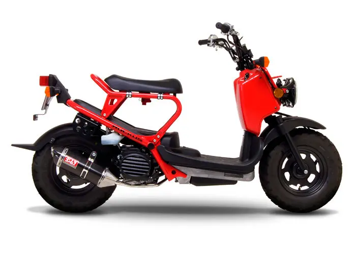 Honda Zoomer 50 / Ruckus - (2005-2022) Yoshimura Carbon Trc Full System With Carbon End Cap - Race Series - Removable Baffle 1