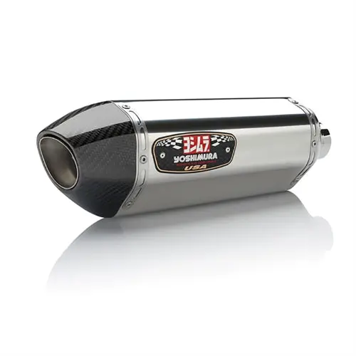 Husqvarna 701 Supermoto / Enduro (690Cc) - (2016-2022) Yoshimura Stainless R77 Slip-On With Carbon End Cap - Race Series - Removable Baffle 1